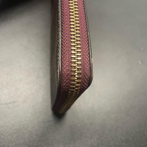 Coach Plaid Wallet - Brown and Pink - Picture 6 of 9